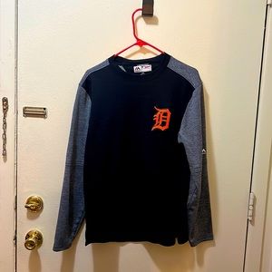 🟢Detroit Tigers Magestic Mens Medium Pullover